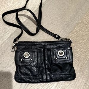 Marc By Marc Jacobs Black Leather Crossbody Bag